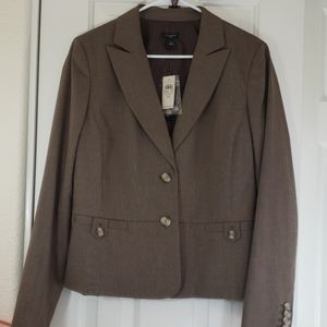 NWT Ann Taylor Brown Blazer